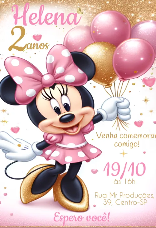 Minnie Mouse Glitter