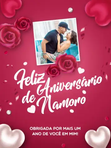 Invite Custom Dark Personalized Card For Boyfriend editable and customizable