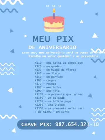 Convite Digital Make Me A Pix Blue Treat para children's birthday – tema kids' birthday party (modern, fun, technological, light blue, interactive, colorful)