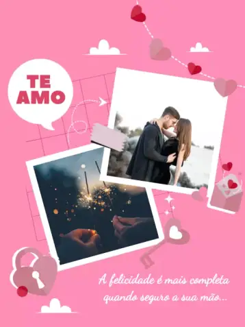 Convite Cartão Para Namorado Personalizado Romântico Casal para ocasiões românticas como dia dos namorados ou aniversários. – tema cartão (romântico, minimalista, suave, moderno, delicado)