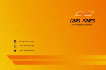 Convite Cartão De Visita Verso Online para ideal para profissionais da mecânica e oficinas automotivas. – tema cartão (amarelo e preto, moderno, dinâmico, automotivo, personalizado)