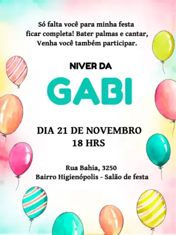 Invitación Whatsapp editable y personalizable