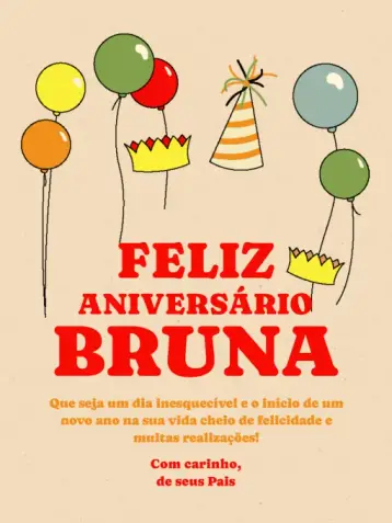 Invite Card With Happy Birthday/Vintage Hat Message editable and customizable