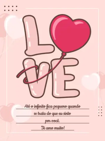 Invitación Tarjeta Día De Los Enamorados Para Escribir Corazón editable y personalizable