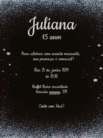 Convite 15 Anos Verde para aniversário de 15 anos. – tema 15 anos (verde, moderno, elegante, vibrante, jovem)