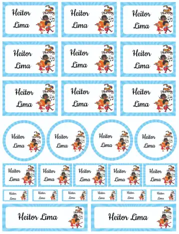 Convite 3 Palavrinhas editável e personalizável