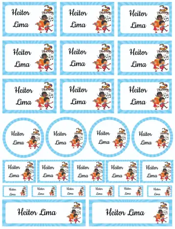 Convite 3 Palavrinhas editável e personalizável