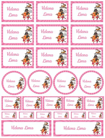 Convite 3 Palavrinhas editável e personalizável