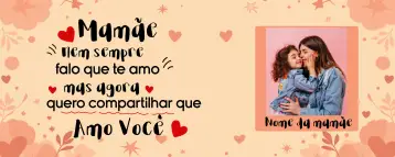 Convite Arte Taza Madre Con Foto Familiar para día de la madre, cumpleaños o cualquier celebración familiar. – tema más buscados (moderno, delicado, colorido, femenino, elegante)
