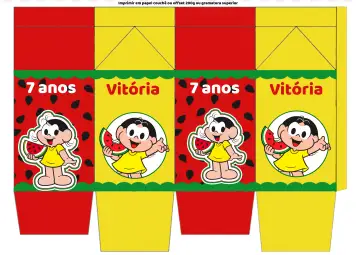 Convite Caixa Milk Para Imprimir Magali Molde para aniversário infantil e festas temáticas. – tema mais pesquisados (colorido, infantil, divertido, temático, lúdico)