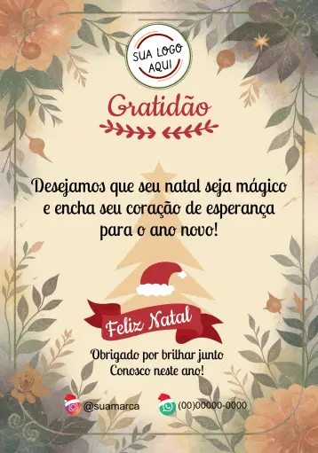 Invitación Tarjeta Para Tiendas Navidad Gorro editable y personalizable