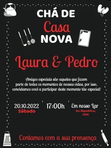 Invite Bridal Shower White Couple editable and customizable