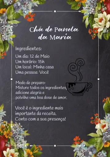 Invitation Bridal Shower – Birthday theme modern, colorful, fun, minimalist, elegant, culinary-inspired