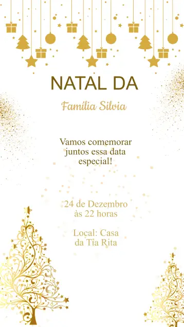 Invite Christmas Party Birthday Invitation editable and customizable