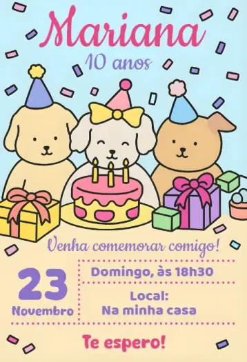 Invitación Invitación digital bobbie goods editable y personalizable