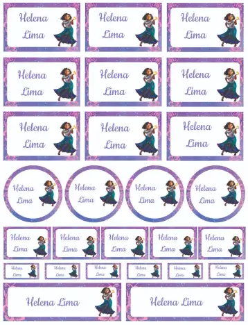 Convite Encanto editável e personalizável