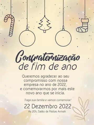 Invitación Fiesta De Navidad De La Empresa Azul editable y personalizable