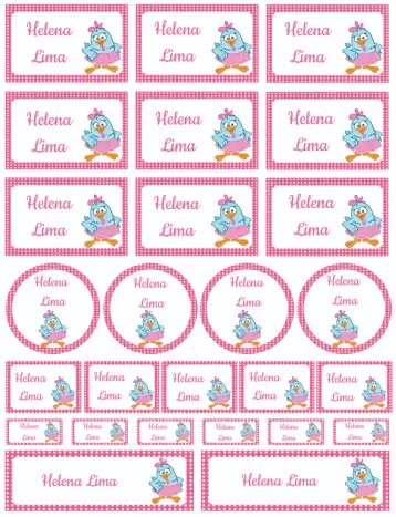 Convite Galinha Pintadinha editável e personalizável