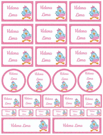 Convite Galinha Pintadinha editável e personalizável