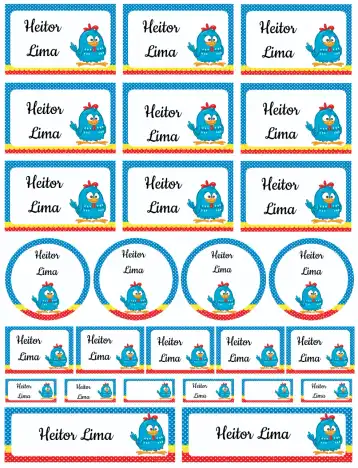 Convite Galinha Pintadinha editável e personalizável