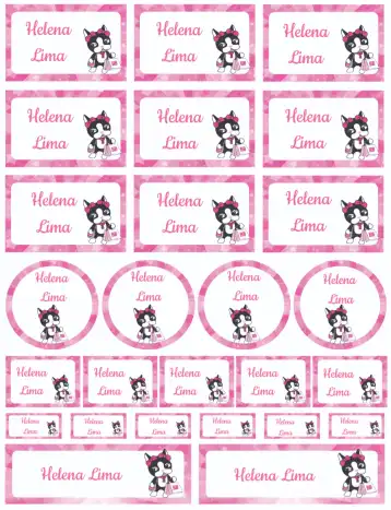 Invite Rebecca Bonbon Kitten editable and customizable