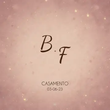 Invitación Logotipo Monograma Boda Arabesco editable y personalizable