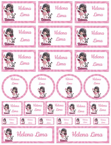 Convite Luluca editável e personalizável