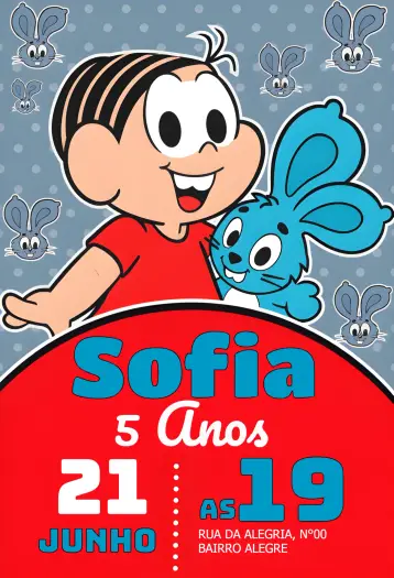 Invite Monica Turma Of Blue editable and customizable