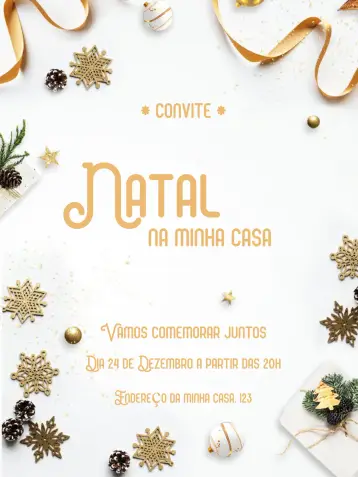 Invite Christmas Celebration editable and customizable