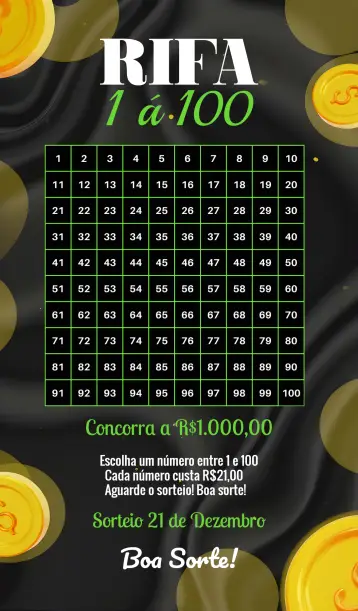 Convite Pix Premiado Sorteio Da para sorteio de natal ou qualquer evento que envolva rifas e concursos. – tema cartelas (moderno, colorido, festivo, divertido, elegante, sustentável)