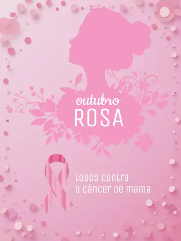 Invitación Publicación Para el Cáncer de Mama en Octubre Rosa editable y personalizable