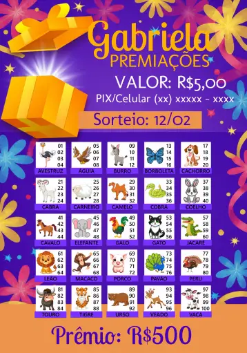 Convite Raffle Of Animal Prizes Tiger para animal raffle and prizes event – tema tickets (colorful, fun, jungle-themed, animal illustrations, modern, youthful)