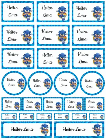 Invite Sonic editable and customizable