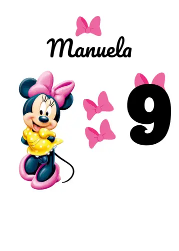 Convite Topo De Bolo Minnie Mouse Rosa para aniversário infantil com tema minnie mouse. – tema topo de bolo (rosa, divertido, lúdico, colorido, infantil, temático)