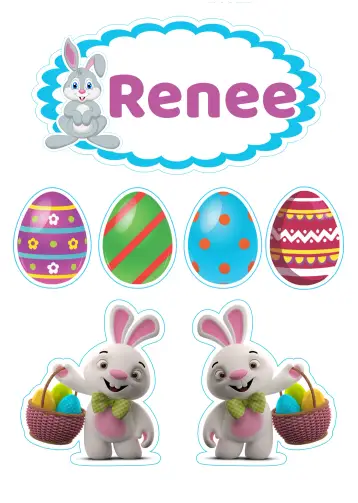 Invitación Topo De Pastel Pascua Imprimir editable y personalizable