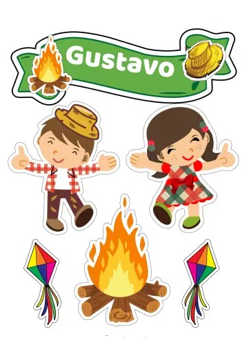 Convite Topo De Bolo São João Imprimir para festa junina e celebrações típicas. – tema topo de bolo (colorido, vintage, rústico, tradicional, festivo)