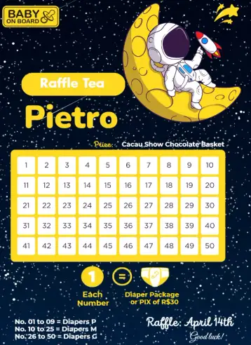 Convite Baby on board para baby shower, ideal for celebrating the arrival of the new family member. – tema raffle tea (safari, nature, animals, colorful, fun, playful)