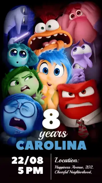 Invite Fun Mind 2 Movie editable and customizable