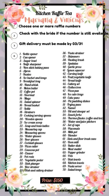 Invite Floral Bridal Shower Tea editable and customizable