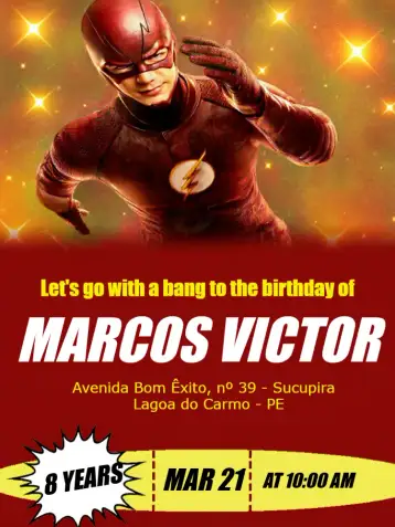 Convite Flash Wine para sophisticated themed birthday. – tema most searched for (shades of wine tones, elegant, modern, minimalist, sophisticated style, wine graphics)