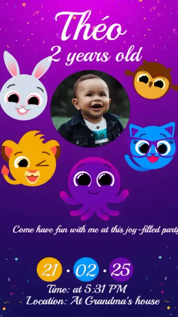 Invite Bolofofos With Cheese Photo editable and customizable