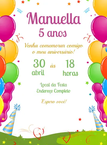 Invitación La Pandilla de Mónica Cascão editable y personalizable