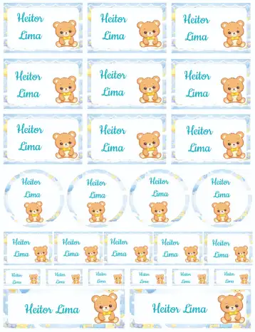 Invite Teddy Bear editable and customizable